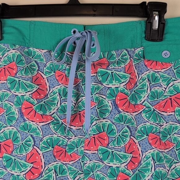 Vineyard Vines Lemon & Limes Print Board Skirt Jake Blue Preppy Resortwear NWT - Picture 4 of 12